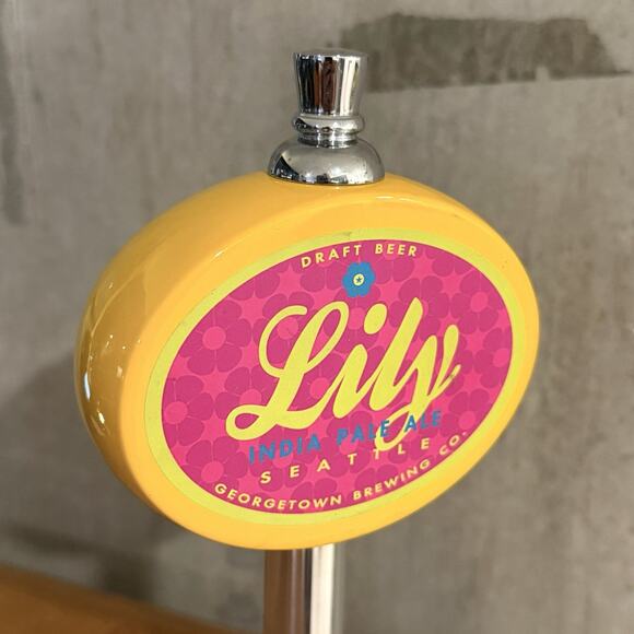 Georgetown Brewing Beer No Parking on the Dance Floor & Lily Ale Tap Pull Handle - Picture 6 of 7